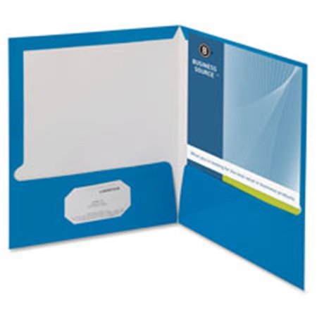 DAVENPORT Two Pocket Folder; Ltr; 2-Pkts, 25PK DA824355